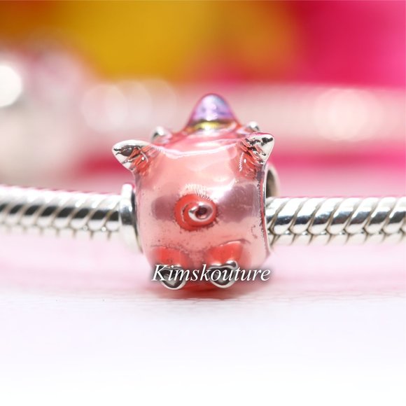 Pandora Flying Unicorn Pig Charm 792573C01 - Picture 5 of 5